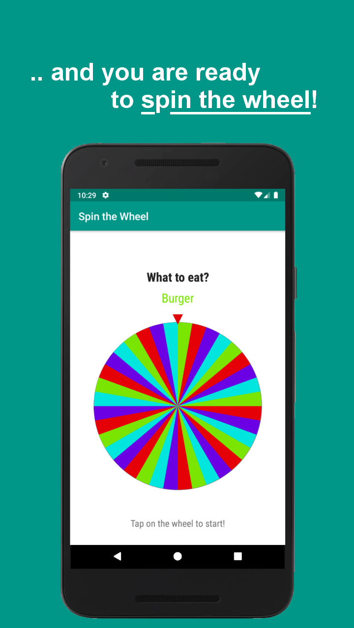 Tobias Ladner / Apps / Spin the Wheel
